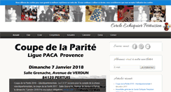 Desktop Screenshot of echecs-pertuis.fr