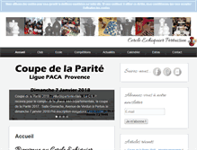 Tablet Screenshot of echecs-pertuis.fr